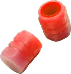 ATL RW25B Nakrętki na wentyle świecące 2 szt  czerwone 3