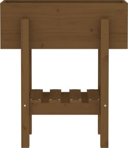 vidaXL Donica ogrodowa, miodowy brąz, 62x30x69 cm, lite drewno sosnowe 6