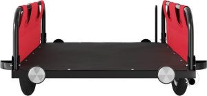 vidaXL Przyczepka rowerowa, czerwona, tkanina Oxford i żelazo 5