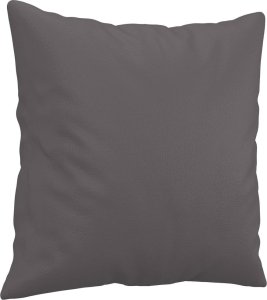 vidaXL 2-osobowa sofa z poduszkami, szara, 140 cm, sztuczna skóra 6