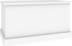 vidaXL Skrzynia, biała, 70x40x38 cm, materiał drewnopochodny 5