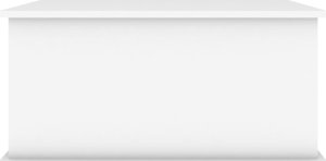 vidaXL Skrzynia, biała, 70x40x38 cm, materiał drewnopochodny 6