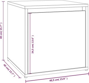 vidaXL Zestaw mebli do przedpokoju, szary dąb sonoma 11