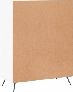 vidaXL Szafka, biała, 69,5x34x90 cm, materiał drewnopochodny 8