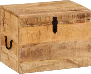 vidaXL Skrzynia, 39x28x31 cm, lite drewno mango 12