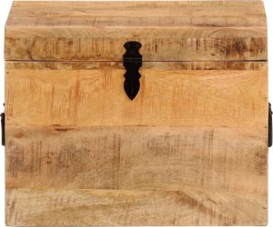 vidaXL Skrzynia, 39x28x31 cm, lite drewno mango 2