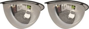 vidaXL Sferyczne lustra drogowe, 1/4 kuli, 2 szt., 30 cm, akryl 2
