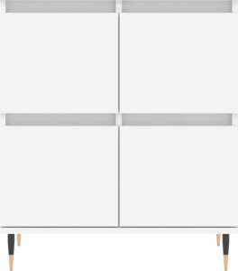 vidaXL Komoda, biała, 60x35x70 cm, materiał drewnopochodny 5