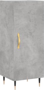 vidaXL Szafka, szarość betonu, 34,5x34x90 cm 2
