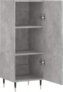 vidaXL Szafka, szarość betonu, 34,5x34x90 cm 5