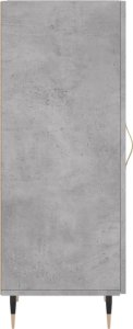 vidaXL Szafka, szarość betonu, 34,5x34x90 cm 7