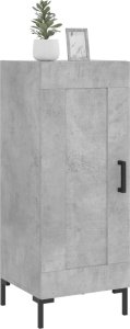 vidaXL Szafka, szarość betonu, 34,5x34x90 cm, materiał drewnopochodny 3