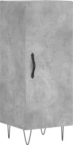 vidaXL Szafka, szarość betonu, 34,5x34x90 cm 2