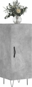 vidaXL Szafka, szarość betonu, 34,5x34x90 cm 3
