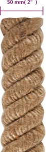 vidaXL Sznur jutowy, 5 m długości, 50 mm grubości 6