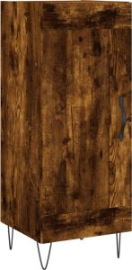 vidaXL Szafka, przydymiony dąb, 34,5x34x90 cm 2