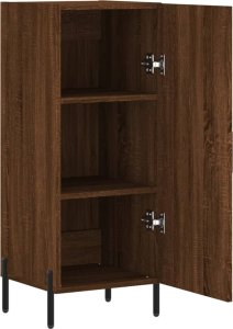 vidaXL Szafka, brązowy dąb, 34,5x34x90 cm, materiał drewnopochodny 5