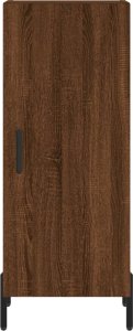 vidaXL Szafka, brązowy dąb, 34,5x34x90 cm, materiał drewnopochodny 6