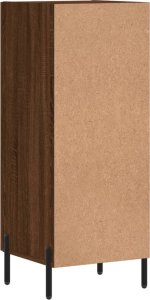 vidaXL Szafka, brązowy dąb, 34,5x34x90 cm, materiał drewnopochodny 8