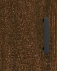 vidaXL Szafka, brązowy dąb, 34,5x34x90 cm, materiał drewnopochodny 10