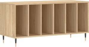 vidaXL Szafka na płyty, dąb sonoma, 100x38x48 cm 2