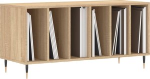 vidaXL Szafka na płyty, dąb sonoma, 100x38x48 cm 3