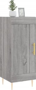 vidaXL Szafka, szary dąb sonoma, 34,5x34x90 cm 3