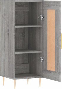 vidaXL Szafka, szary dąb sonoma, 34,5x34x90 cm 6