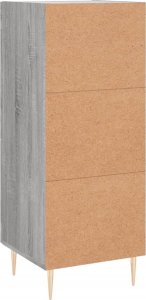 vidaXL Szafka, szary dąb sonoma, 34,5x34x90 cm 8