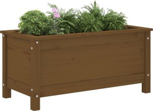 vidaXL Donica ogrodowa, miodowy brąz, 82,5x40x39 cm, drewno sosnowe 3
