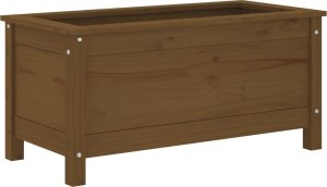 vidaXL Donica ogrodowa, miodowy brąz, 82,5x40x39 cm, drewno sosnowe 4