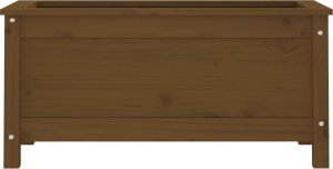 vidaXL Donica ogrodowa, miodowy brąz, 82,5x40x39 cm, drewno sosnowe 5