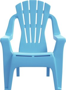 vidaXL Krzesła ogrodowe dla dzieci, 2 szt, niebieskie, 37x34x44 cm, PP 4