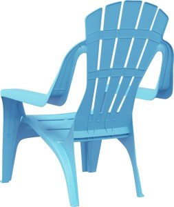 vidaXL Krzesła ogrodowe dla dzieci, 2 szt, niebieskie, 37x34x44 cm, PP 6