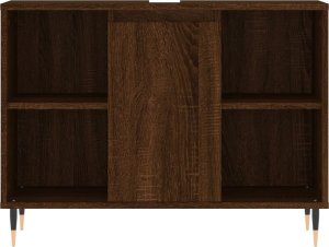 vidaXL Szafka łazienkowa, brązowy dąb, 80x33x60 cm 6