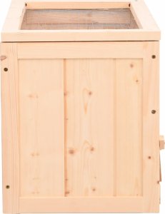 vidaXL Klatka dla chomika, 60x30x35 cm, lite drewno jodłowe 5