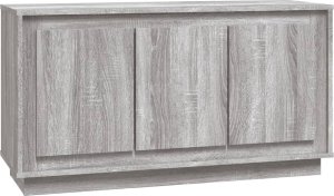 vidaXL Szafka, szary dąb sonoma, 102x35x55 cm 2
