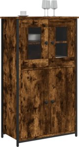 vidaXL Kredens, przydymiony dąb, 62x32x106,5 cm 3