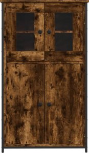 vidaXL Kredens, przydymiony dąb, 62x32x106,5 cm 5