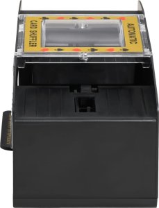 vidaXL Automatyczna tasowarka do kart, czarna, na 2 talie 5