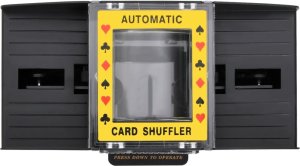 vidaXL Automatyczna tasowarka do kart, czarna, na 2 talie 6