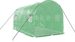 vidaXL Szklarnia ze stalową ramą, zielona, 8 m, 4x2x2 m 6