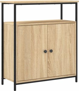 vidaXL Szafka, dąb sonoma, 70x30x80 cm, materiał drewnopochodny 2