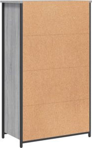 vidaXL Szafka, szary dąb sonoma, 62x32x103,5cm materiał drewnopochodny 7