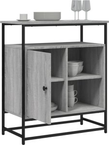 vidaXL Komoda, szary dąb sonoma, 69x35x80 cm 4