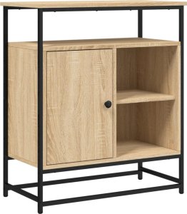 vidaXL Komoda, dąb sonoma, 69x35x80 cm, materiał drewnopochodny 2