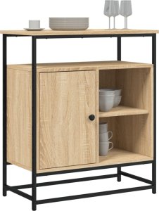 vidaXL Komoda, dąb sonoma, 69x35x80 cm, materiał drewnopochodny 3