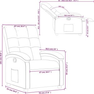 vidaXL Fotel rozkładany, ciemnozielony, tapicerowany tkaniną 11