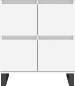 vidaXL Szafki, 2 szt., białe, materiał drewnopochodny 6