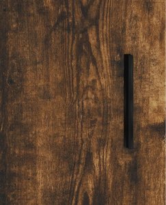 vidaXL Witrynka przydymiony dąb 69,5x34x180 cm materiał drewnopochodny 10